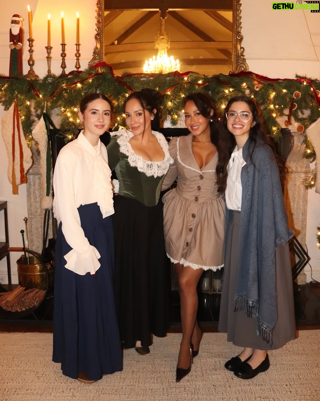 Adrienne Bailon-Houghton - 93.7K Likes - Christmas Night 2024 🎄📷
1. My sister @claudettebailon is the greatest host of all time! Period. And I got pics to prove it. lol. 
2. The theme was… Little Women / Cottage Christmas 🤎 (my fav theme so far…)
3. She’s definitely the graceful one… love her so much. My ballerina 🩰🤍 Tatette.
4. So… this is how @everjames has been smiling for the camera lately. I’m just going with it lol.
5. Every corner of this house is so special… every detail. He loved this truck and all the Santa’s.
6. And just imagine… it was prettier in person. I tried to capture the magic- we were transported in time! 
7. My sweet tooth loved this corner… but of course the classics… turón & queso blanco y guava. 
8. My Tita 🤍 always watching over us… 
9. All the pretty corners of the kitchen. 
10. Anndddd the living room fireplace & piano.
11. The “Bailon men” lol. @freddybailon60 
12. This Horse painting was purchased at a Martha Stewart estate sale… obsessed.
13. And because my mom knows about my obsession… she gifted me @marthastewart48’s 100th book- can’t wait to try these recipes and use my great grandmother’s pilón! Heirlooms. 
14. Obsessed with these sleeves on my @houseofcb dress! Perfect for the occasion.
15. Obsessed with him 🤎 @israelhoughton 
16. Looking very handsome… my guys matched! 
17. Me & Mariah - I’m shocked we didn’t make reel this year… such a fail @mariah.houghton lol. 
18. Primas! Love them so much… @debra.joyy & @deannaa.joyy (also my God Daughter)
19. These 2… always dancing 💃🏽 Wepa! @nyricanmama @bravelord1 
20. My baby boy playing the conga for parrandas! Excuse my shouting. lol. This year has been so special… because he got to participate & was loving every moment! Xx