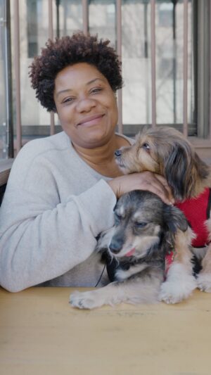 Adrienne C. Moore Instagram - We caught up with award-winning actress Adrienne C. Moore ’03 (and her adorable pups!) in NYC to chat about her @NorthwesternU journey, what she’s currently working on, and more.