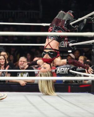 Adrienne Reese Instagram - TBS Champion @MercedesMone   @danni_ellexo vs ROH Women’s Champion @AthenaPalmer_FG   @TheJuliaHart in tag-team action before #AEWDynasty! | 4/5/2025, AEW Collision

Watch #AEWCollision on-demand on @SportsOnMax