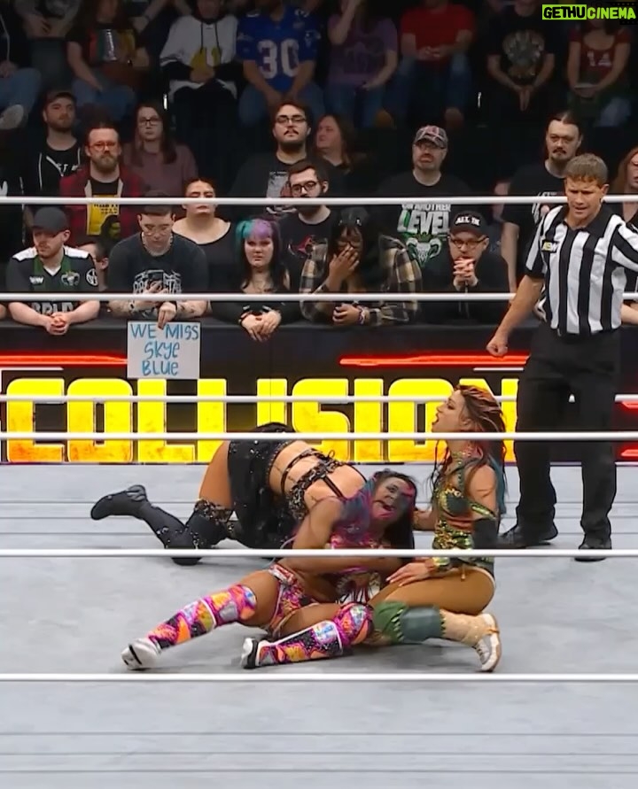 Adrienne Reese - 18K Likes - TBS Champion @MercedesMone @danni_ellexo vs ROH Women’s Champion @AthenaPalmer_FG @TheJuliaHart in tag-team action before #AEWDynasty! | 4/5/2025, AEW Collision
Watch #AEWCollision on-demand on @SportsOnMax