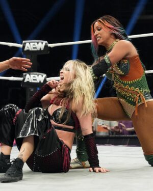 Adrienne Reese Instagram - TBS Champion @MercedesMone   @danni_ellexo vs ROH Women’s Champion @AthenaPalmer_FG   @TheJuliaHart in tag-team action before #AEWDynasty! | 4/5/2025, AEW Collision

Watch #AEWCollision on-demand on @SportsOnMax