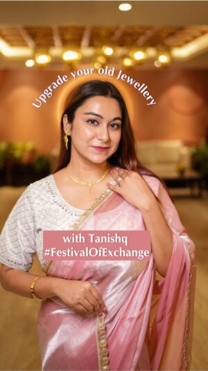 Adrija Ghoshal Instagram - Some gold is sentimental, but some… just isn’t me anymore.
With gold rates soaring, exchanging is the smartest move! Instead of letting it sit in a locker, I finally did something smarter, upgraded it at the #FestivalOfExchange by Tanishq.
New gold, new vibe, same ME.
#Tanishq #GoldGlowUp #SmartExchange #JewelleryUpgrade #ModernHeirlooms #FestivalOfExchange #Ad