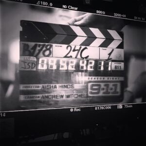 Aisha Hinds Instagram - •| D I R E C T • H E R |• @911onabc #WomensHistoryMonth

I got to do a thing.
An illuminating, exhilarating, invigorating, educating, joy elevating thing. 

A seed was planted. A wish was granted. There aren’t enough ways or words to convey my immense gratitude for a crew I treasure and my fellow family of cast that helped carry this historic first for me with such care.

Airs THURSDAY, MARCH 20 at 8p/7c on @abc 
Stream on @hulu 
Photos by: @oliverstarkk