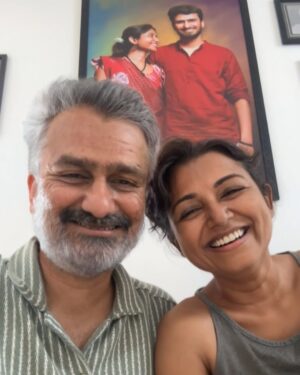 Aishwarya Raghu Instagram - Happy 2nd anniversary ❤️
This is how our old age will look like 🙌🙏🏻(not that accurate)
Fine lines, wrinkles, hair/no hair, Teeth/no teeth…
…If I have you by my side, i am sure it will be fine ❤️