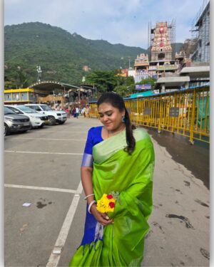 Akalya Venkatesan Instagram - மருதமலை ❤️
#murugar 
#maruthamalai