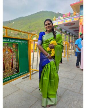 Akalya Venkatesan Instagram - மருதமலை ❤️
#murugar 
#maruthamalai