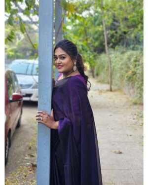 Akalya Venkatesan Instagram - Trust the Magic 🥰🥰🥰
Outfit  @_gina_couture🥰🥰
Mua @artist_hansikajabegu 🥰🥰
#loveandloveonly💞