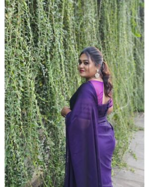 Akalya Venkatesan Instagram - Trust the Magic 🥰🥰🥰
Outfit  @_gina_couture🥰🥰
Mua @artist_hansikajabegu 🥰🥰
#loveandloveonly💞