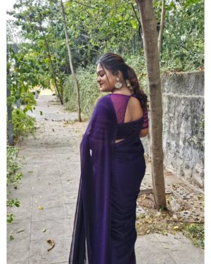 Akalya Venkatesan Instagram - Trust the Magic 🥰🥰🥰
Outfit  @_gina_couture🥰🥰
Mua @artist_hansikajabegu 🥰🥰
#loveandloveonly💞