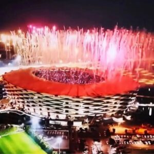 Alaa Hussein Instagram - ماشاءالله ، بارك الله الجهود و جمال العرض و الابهار التقني الرااااائع…والغلبة للحظة ذات التأثير في الوجدان
#علاء_العيداني كان وجوده اليوم رمزاً عن كل ابطال العراق🇮🇶 
 #خليجي_25_بصراوي #عاش_العراق