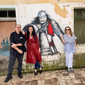 Albana Osmani Instagram - The two people I call partners, idols,  brother and sister @donikabardha ♥️ @fadilberishaphotography #tropojatrip
