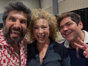 Alex Kingston Instagram - What we do in the @galaxyconrichmond shadows!!