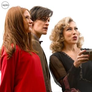 Alex Kingston Instagram - Hello Sweeties…
all this traveling through time and space seems to have made me a day late!
Happy (belated) 20 year anniversary to new who! What a privilege to have been part of something so wonderful and worked with such incredible beings along the way. Here’s to many more adventures!
Spoilers… 💋💄