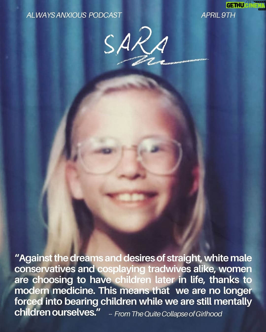 Allie Marie Evans - 163 Likes - What happens when girlhood ends before you’re ready and womanhood begins on someone else’s terms?
In this deeply personal episode of @theunreliablenarratorpodcast (formally known as Always Anxious, I unpack the invisible pressures women face to grow up at the “right” time, in the “right” way, and why no matter what path we take it never seems to please anyone.
While writing my essay The Quiet Collapse of Girlhood, I sat down with two of my close friends Tallulah Willis and Sara Coates to have honest conversations about growing up, body image, public scrutiny, identity, and the quiet grief that often comes with leaving girlhood behind. From generational trauma to societal timelines to the aching nostalgia of innocence lost, this episode dives deep into the pain, the power, and the personal reclamation of becoming a woman on your own terms.
I asked everyone through the interview process what their internal age was, the answer always surprised me. I would love to know how old you are and what your internal age is and why?