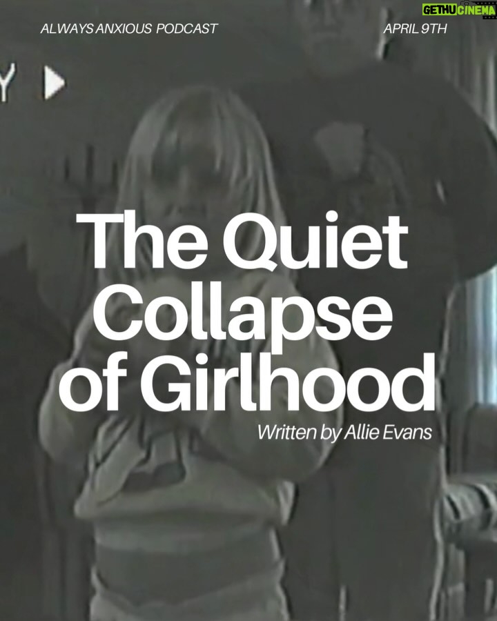 Allie Marie Evans - 163 Likes - What happens when girlhood ends before you’re ready and womanhood begins on someone else’s terms?
In this deeply personal episode of @theunreliablenarratorpodcast (formally known as Always Anxious, I unpack the invisible pressures women face to grow up at the “right” time, in the “right” way, and why no matter what path we take it never seems to please anyone.
While writing my essay The Quiet Collapse of Girlhood, I sat down with two of my close friends Tallulah Willis and Sara Coates to have honest conversations about growing up, body image, public scrutiny, identity, and the quiet grief that often comes with leaving girlhood behind. From generational trauma to societal timelines to the aching nostalgia of innocence lost, this episode dives deep into the pain, the power, and the personal reclamation of becoming a woman on your own terms.
I asked everyone through the interview process what their internal age was, the answer always surprised me. I would love to know how old you are and what your internal age is and why?