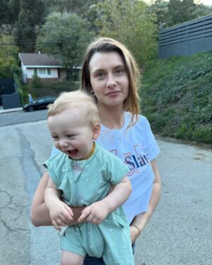 Aly Michalka Instagram - Motherhood……WHAT IT FEELS LIKE! 
This kid is 1 in less than a month 😫