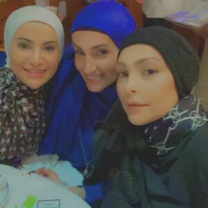 Amal Hijazi Instagram - My cousin my friend and I ❤️
#best_company #dubai