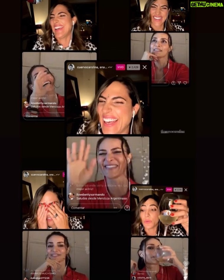 Ana Maria Orozco - 26.7K Likes - Gracias mi @cuervocarolina por este live tan amoroso y divertido. Qué buena conversa!
Y gracias infinitas a tod@s los que se conectaron, GRACIAS por sus mensajes y comentarios, con tanto respeto. 🙏🙏🙏♥️🌈