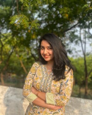 Anchana Nethrun Instagram - Okay last post💛👀

#anchana #kurti #nofilter  #trending