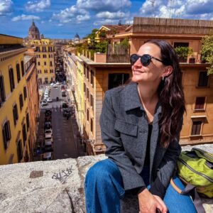Andrea Aristegui Instagram - Ciao Roma 💚🤍❤️