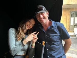 Angela Sarafyan Instagram - G20 
BTS with the sweetest. 
In Capetown, South Africa. 

It’s out today on @primevideo