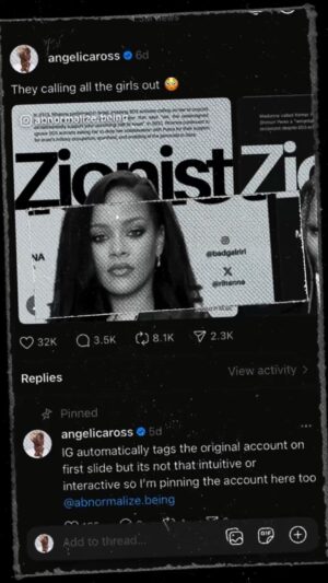 Angelica Ross Instagram - President Biden said himself: *‘You don’t have to be Jewish to be a Zionist.’* And then he proudly called himself one 🫠

I reposted a series of carousel images from @abnormalize.being to threads calling various celebrities to the carpet accusing them of being 'Zionist' for their ties to Israel.  My first post, especially concerning politics on threads, to get over 1.3 million views.  And folks are still commenting and answering the question I asked. "Are they zionist or complicit capitalist?  Is there a difference?

👉🏾 Drop a 🧱 if you’ve ever been told to be silent.
👉🏾 Tag someone who needs to hear this.
🗣️ Let’s talk — what questions are 𝗬𝗢𝗨 still sitting with around Zionism and advocacy