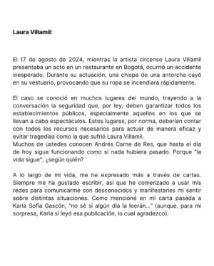 Angeline Moncayo Instagram - Ｔｅ ｆａｌｌａｍｏｓ Ｌａｕｒａ ♾️ @lauradvillamilactriz