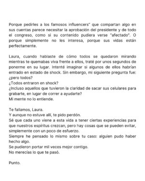 Angeline Moncayo Instagram - Ｔｅ ｆａｌｌａｍｏｓ Ｌａｕｒａ ♾️ @lauradvillamilactriz