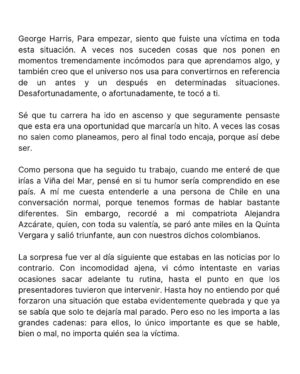 Angeline Moncayo Instagram - Ｕｎａ ｃａｒｔａ ｐａｒａ ｔｉ♾️ @elgeorgeharris