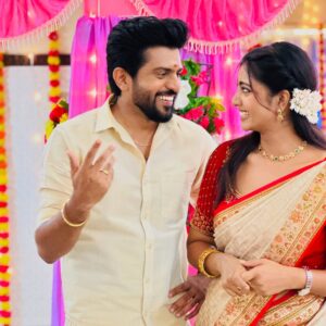 Anjana Srinivas Instagram - Surya Durga 😇 
#maari Mon-Sat 6pm #zeetamil 🫰🏼

#actor #zeetamilserial #zee #artist #serial #television #photooftheday #photogram #sugesh #anjanasrinivas #peace #life 
#marriage #scene