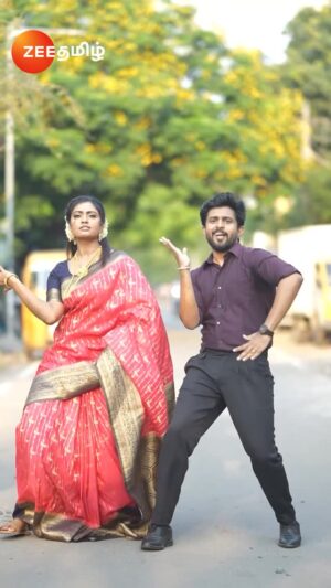 Anjana Srinivas Instagram - Going with the trend 😜

#Maari #ZeeTamil