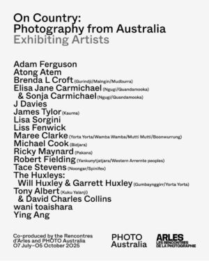 Annabel Crabb Instagram - So thrilled to read that this incredible image by @tonyalbert is to be included in the first ever Australian exhibit in the @rencontresarles this year - the world’s longest running photography festival I believe? The show is called “On Country: Photography From Australia” and runs July - October in Arles. Swipe for details and other brilliant Australian participants. 
I will never forget seeing this work and others in Albert’s Warakurna Superheroes series - I wandered into a Fremantle gallery with my friend @suedale1 and there they were, in all their extraordinary colours, leaping out of their frames and grabbing at me. How beautiful to think these works are gong to France to enthrall gallery-wanderers there. Thanks @photofestivalau and @sullivanstrumpf from whose Insta accounts I inexpertly copied these images, and congrats all.
Have a good day, champions ❤️