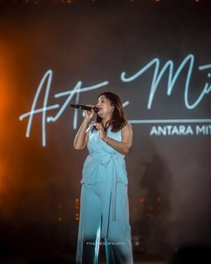 Antara Mitra Instagram - "What a night to remember! Antara
Mitra's soulful voice and captivating
performance left @advyka.cep spellbound
at yesterday's gig!
Thankyou @advyka.cep for having us..🥰

Pic Credits -@framesof.nathh

#AntaraMitra
#LiveMusic #concoct #concoctmediareels #concoctmedia #concoctmediaandproductions