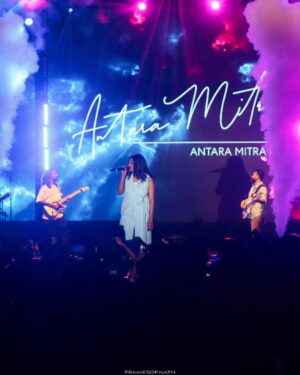 Antara Mitra Instagram - "What a night to remember! Antara
Mitra's soulful voice and captivating
performance left @advyka.cep spellbound
at yesterday's gig!
Thankyou @advyka.cep for having us..🥰

Pic Credits -@framesof.nathh

#AntaraMitra
#LiveMusic #concoct #concoctmediareels #concoctmedia #concoctmediaandproductions