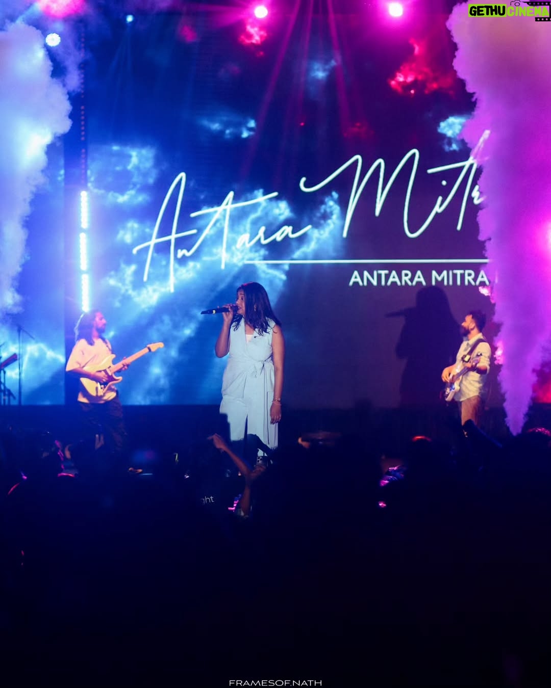 Antara Mitra - 4.8K Likes - "What a night to remember! Antara
Mitra's soulful voice and captivating
performance left @advyka.cep spellbound
at yesterday's gig!
Thankyou @advyka.cep for having us..🥰
Pic Credits -@framesof.nathh
#AntaraMitra
#LiveMusic #concoct #concoctmediareels #concoctmedia #concoctmediaandproductions