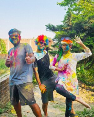 Antara Naina Roy Majumder Instagram - হাজার চাপের মাঝে অনেক হ‍্যাপি হলাম 👀
Happy Holi Guys 🥳✨🥰