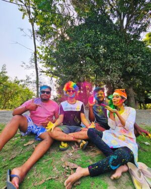 Antara Naina Roy Majumder Instagram - হাজার চাপের মাঝে অনেক হ‍্যাপি হলাম 👀
Happy Holi Guys 🥳✨🥰
