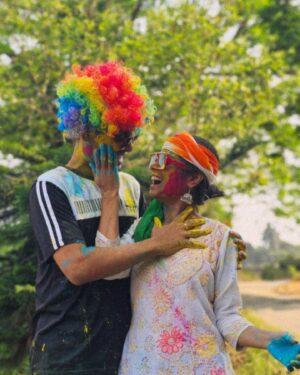 Antara Naina Roy Majumder Instagram - হাজার চাপের মাঝে অনেক হ‍্যাপি হলাম 👀
Happy Holi Guys 🥳✨🥰