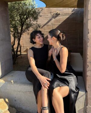 Antonia Bosman Instagram - name a better dúo, i’ll wait 💋 @viviannedietz my wife 💍🤍