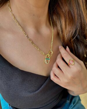Apoorva Sharma Instagram - Minimalist jewellery, maximum impact ! ✨🌷

- absolutely in love with @nishanistudio trendy & artistic anti-tarnish silver & gold-plated jewellery. Discover the perfect selection of accessories to accentuate your sense of fashion 🤍

Checkout & DM @nishanistudio to place an order ! 🛍️ #StyledByNishani #goldplatedjewellery #silverjewelery #antitarnishjewelry #trendyjewelry #ootdmagazine