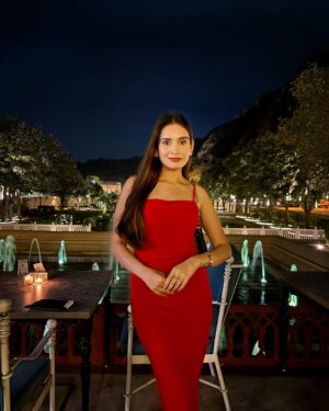 Apoorva Sharma Instagram - a touch of red ❤️✨