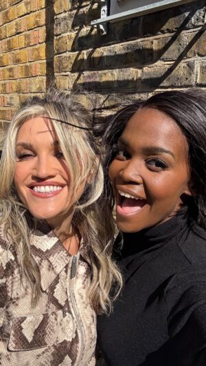 Ashley Roberts Instagram - @iamashleyroberts look at me!!!…! Dance partner of dreams 💃🏼💃🏾 imagine dancing with Ashley from the pussycat dolls ❤️