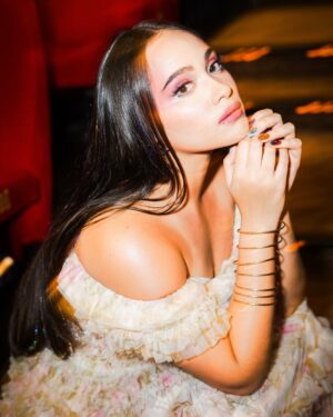 Aurora Ribero Instagram - Loved feeling like a princess for @komangfilm
•
•
•

Photo: @rffvck 
Makeup: @beautybyyusti @ss____studios 
Hair: @jovitahairwizard 
Dress: @maisondella_id
Stylist: @elcofrebliaman
