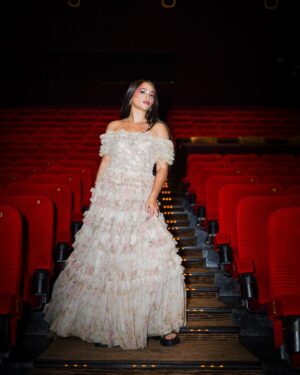 Aurora Ribero Instagram - Loved feeling like a princess for @komangfilm
•
•
•

Photo: @rffvck 
Makeup: @beautybyyusti @ss____studios 
Hair: @jovitahairwizard 
Dress: @maisondella_id
Stylist: @elcofrebliaman