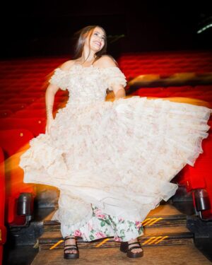 Aurora Ribero Instagram - Loved feeling like a princess for @komangfilm
•
•
•

Photo: @rffvck 
Makeup: @beautybyyusti @ss____studios 
Hair: @jovitahairwizard 
Dress: @maisondella_id
Stylist: @elcofrebliaman