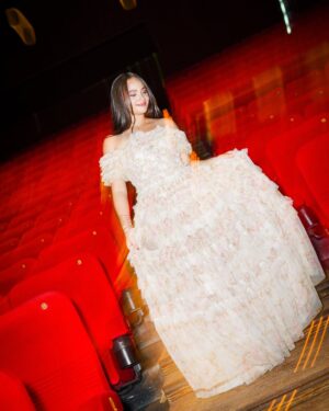Aurora Ribero Instagram - Loved feeling like a princess for @komangfilm
•
•
•

Photo: @rffvck 
Makeup: @beautybyyusti @ss____studios 
Hair: @jovitahairwizard 
Dress: @maisondella_id
Stylist: @elcofrebliaman