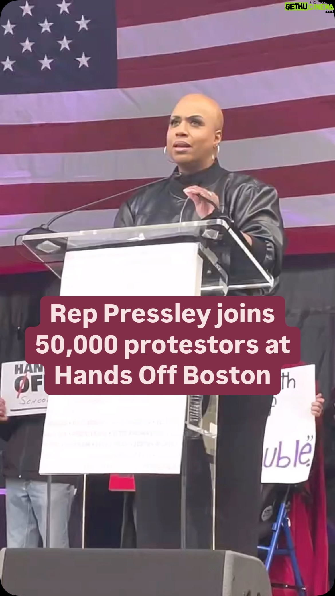 Ayanna Pressley - 11.2K Likes - 50,000 people came out in Boston today to send a message to Donald Trump and Elon Musk:
Hands off.
#handsoff #handsoffboston