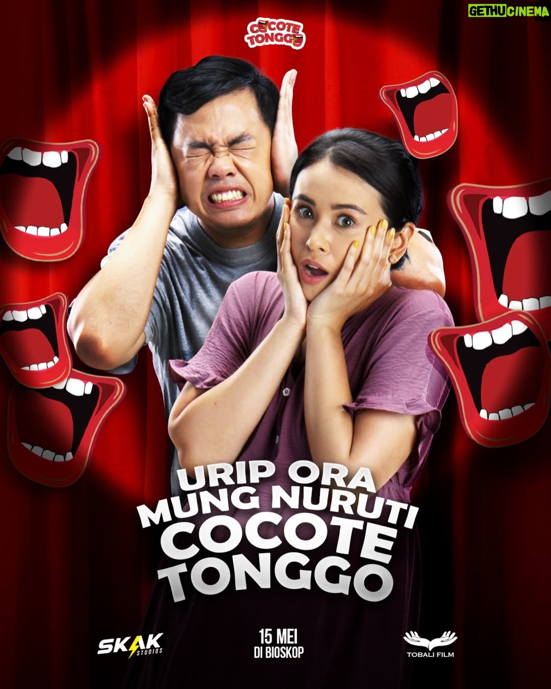 Ayushita - 1K Likes - Akhirnya bisa ngasi tau tanggal tayang.
Awakdewe karo Luki @dennisadishwara Murni @ayushita bareng-bareng ngadepi COCOTE TONGGO yo rek!
15 Mei di bioskop.
Dicatet tanggale ojo sampe lali. Yen lali tak dungakno pas bakdan omahmu ditekani tanggamu seko esuk nganti wengi!
#cocotetonggo
#filmcocotetonggo
#uriporamungnuruticocotetonggo
#skakstudios
#tobalifilm #teaserposter