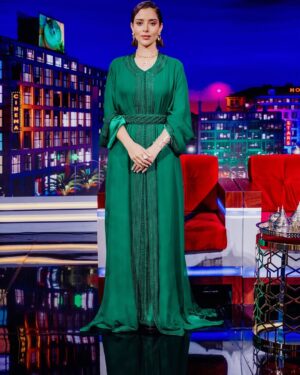 Balqees Ahmed Fathi Instagram - Had the best time with @allalirachid
Thank you for having me💚🇲🇦
Stylist: @cedrichaddad
Jewelry: @ashaha.jewelry
Makeup: @bexbeautyofficial
Hair: @salon_mus_diva
Photographer: @novarita.photography