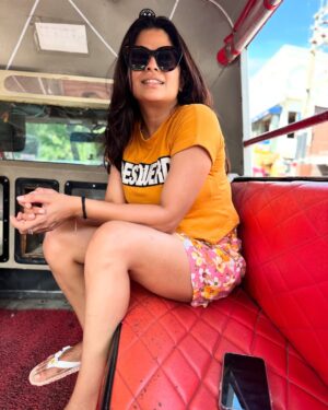 Bavithra B Instagram - #phuketphotos 
What I wore in #Phuket 😇 
Just can’t wait to go again and experience the #phuketmagic 

Also thank you so much @kaniha_official darling. So sweet of you to get me the evil eye bag. The bag helped me so much in my trip and I carried with me everywhere I went. 

#bavithra #singapenne #misssouthindia2017 #singapenneonsuntv